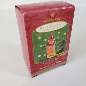 NEW Vintage Hallmark Keepsake Ornament - Crayola King of the Ring Dated 2000